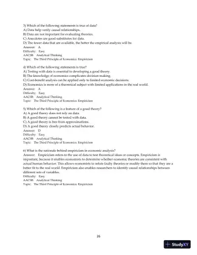 Test Bank for Microeconomics, 2nd Edition - Page 27 preview image
