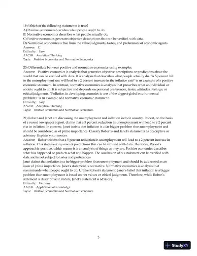 Test Bank for Microeconomics, 2nd Edition - Page 6 preview image