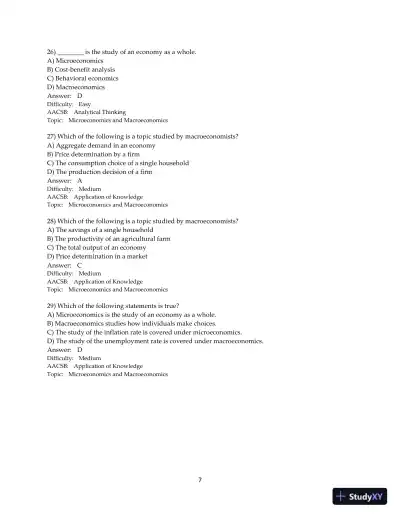 Test Bank for Microeconomics, 2nd Edition - Page 8 preview image