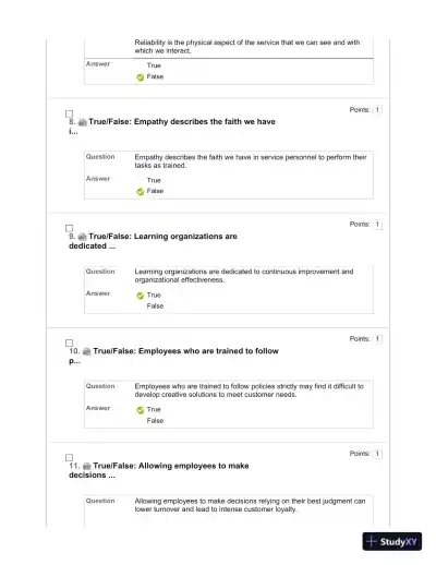 Tourism: The Business of Hospitality and Travel, 5th Edition Test Bank - Page 28 preview image