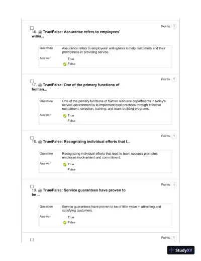 Tourism: The Business of Hospitality and Travel, 5th Edition Test Bank - Page 30 preview image