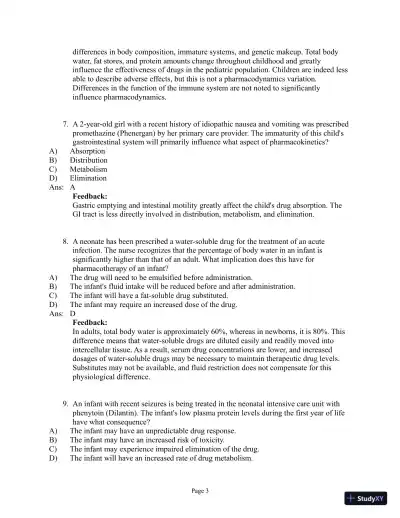Abrams' Clinical Drug Therapy: Rationales for Nursing Practice, 11th Edition Test Bank - Page 11 preview image