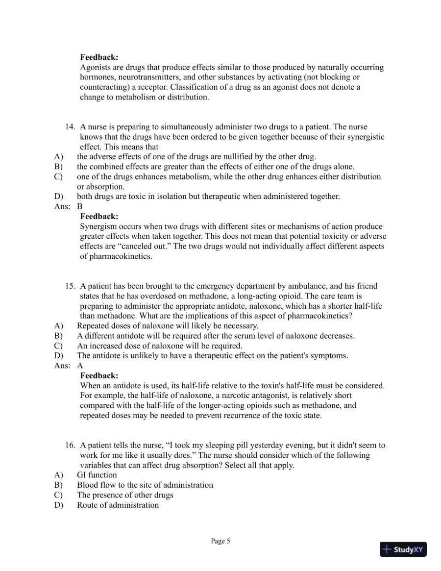 Abrams' Clinical Drug Therapy: Rationales for Nursing Practice, 11th Edition Test Bank, page 6