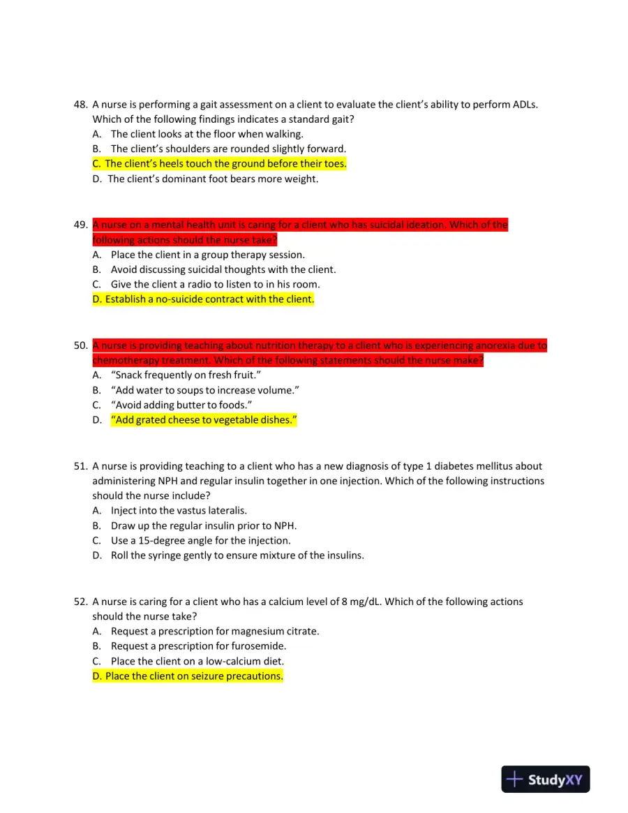 2019, 2023-2024 ATI RN Comp Predictor With Answers (177 Solved Questions), page 12