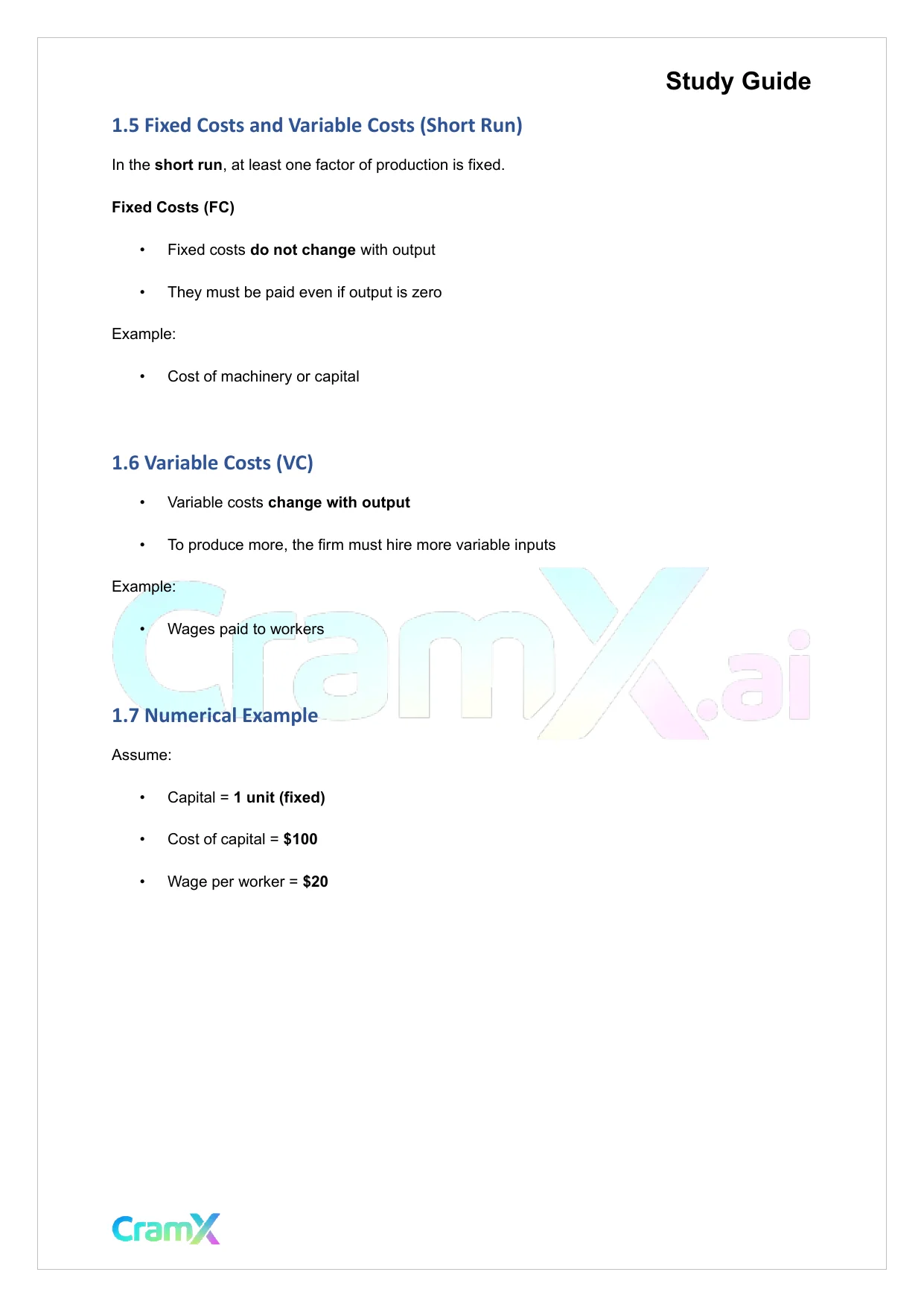 Economics - Theory of the Firm - Page 3 preview image