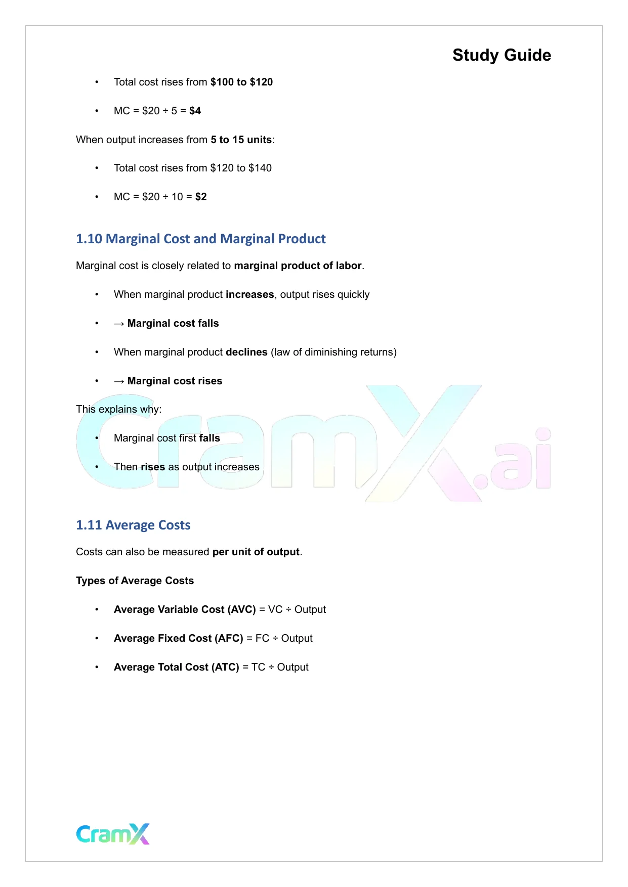Economics - Theory of the Firm - Page 5 preview image