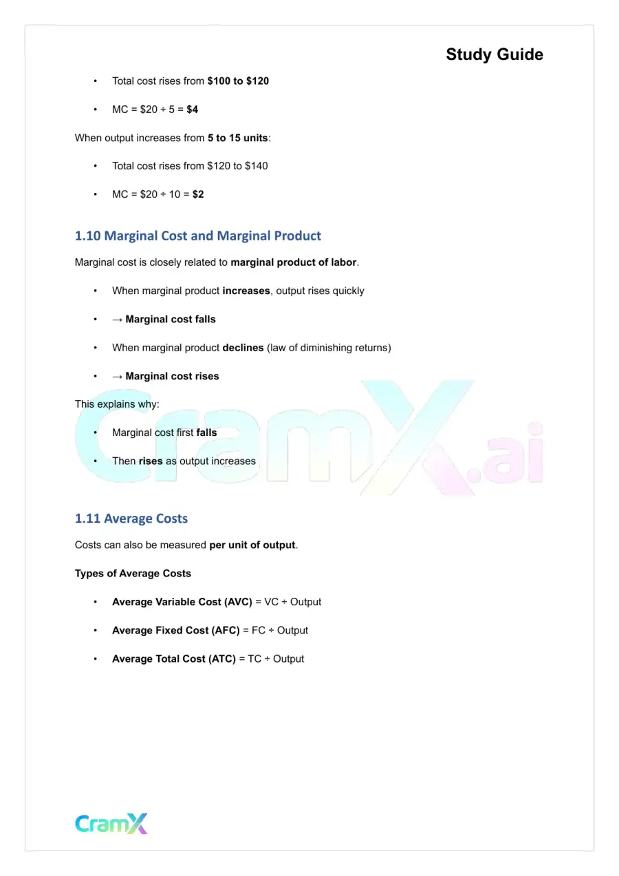 Economics - Theory of the Firm, page 5