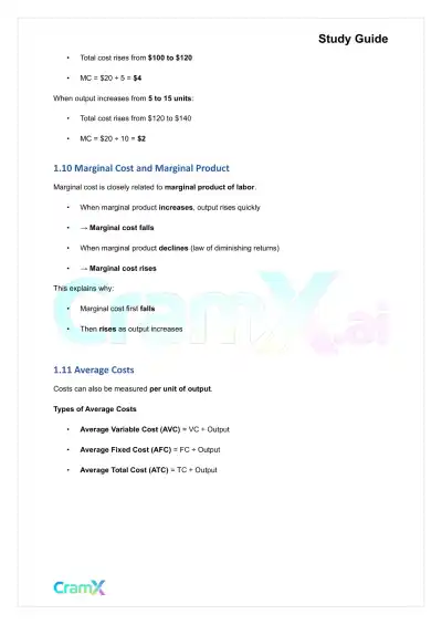 Economics - Theory of the Firm - Page 5 preview image