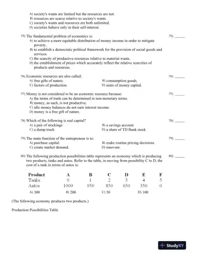 MACROECONOMICS, 14TH CANADIAN Edition Test Bank - Page 12 preview image