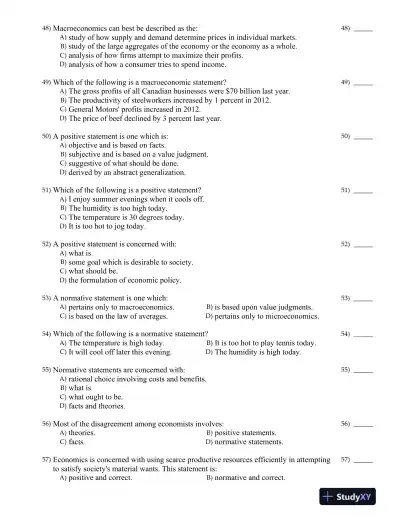 MACROECONOMICS, 14TH CANADIAN Edition Test Bank - Page 8 preview image
