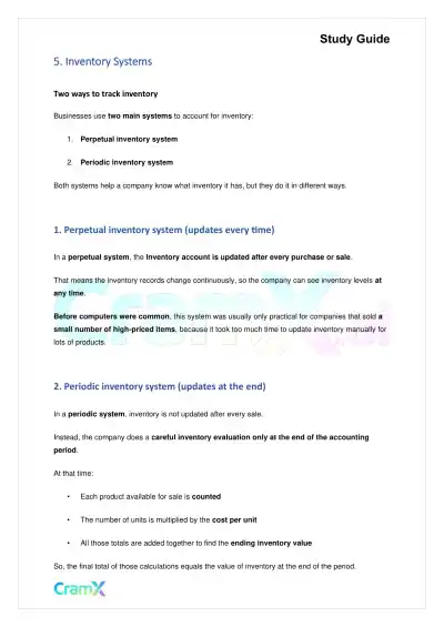 Accounting Principles I – Accounting for a Merchandising Company - Page 10 preview image