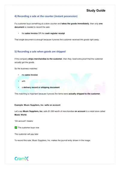 Accounting Principles I – Accounting for a Merchandising Company - Page 2 preview image
