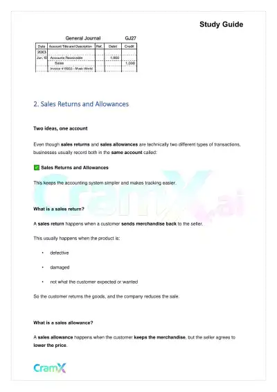 Accounting Principles I – Accounting for a Merchandising Company - Page 3 preview image