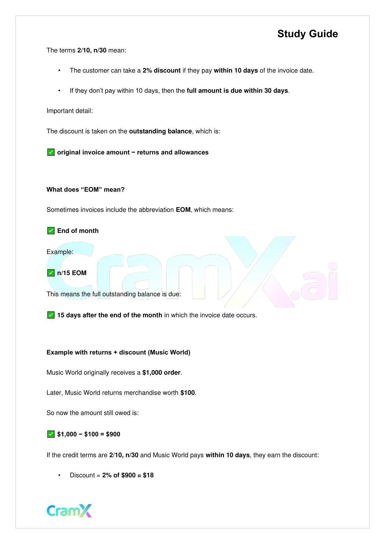 Accounting Principles I – Accounting for a Merchandising Company - Page 7 preview image