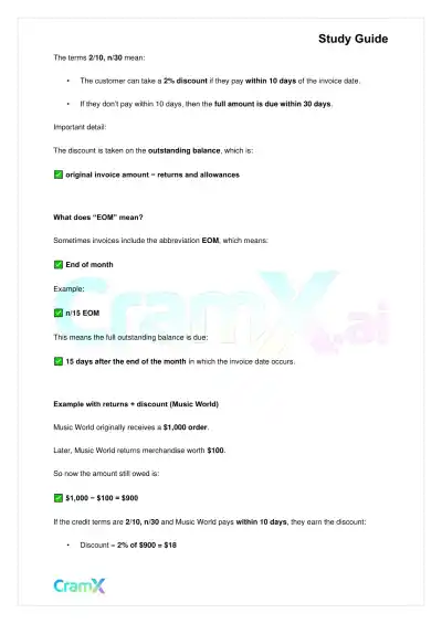 Accounting Principles I – Accounting for a Merchandising Company - Page 7 preview image