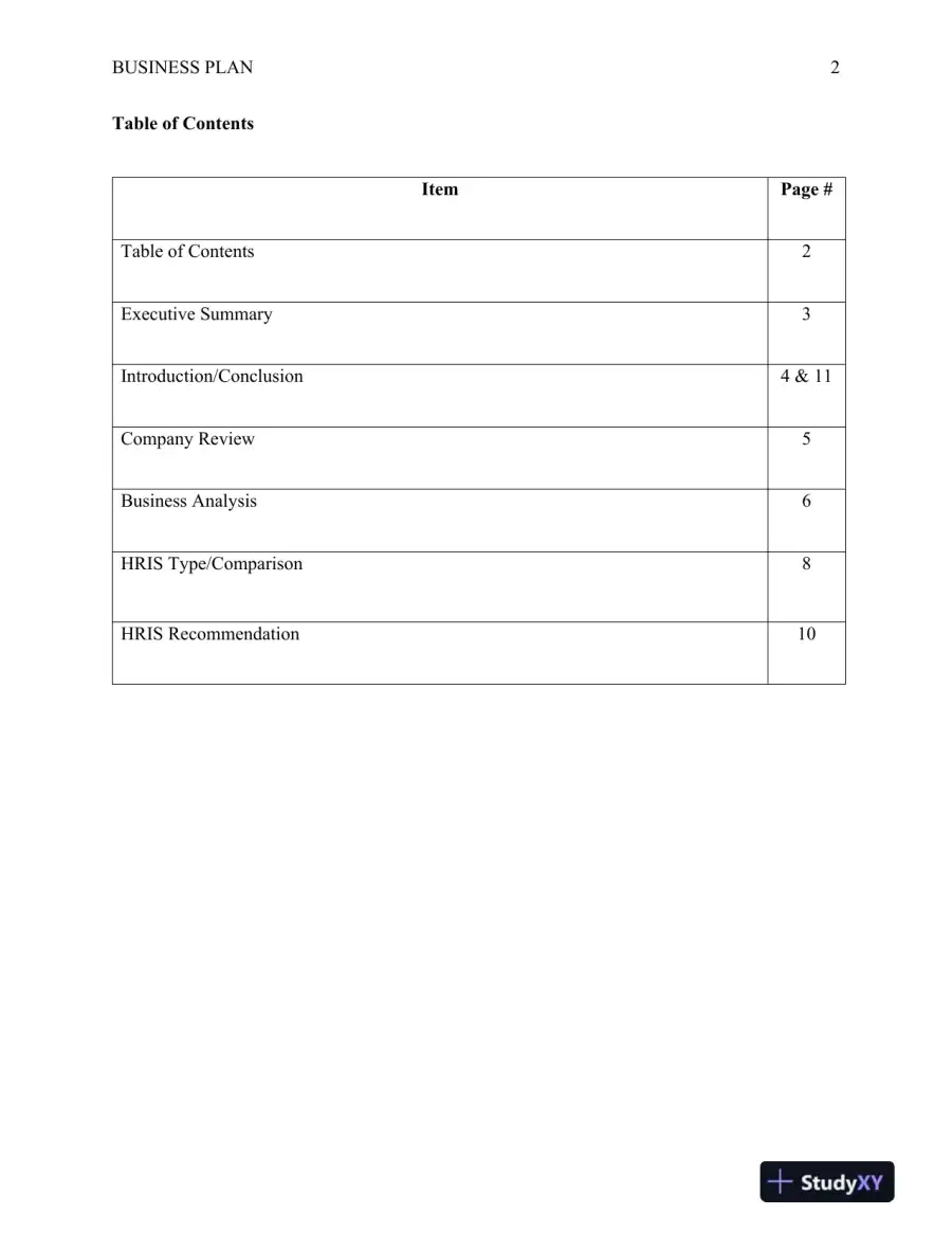 Castle�s Family Restaurant Business Plan DeVry University, page 3