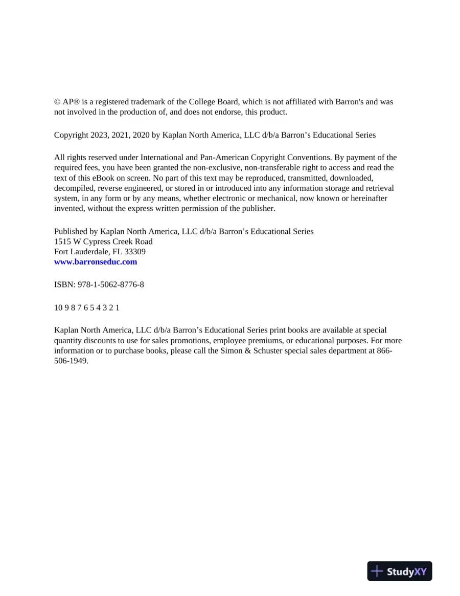 AP Computer Science Principles Premium, 2024: 6 Practice Tests + Comprehensive Review (2024), page 6