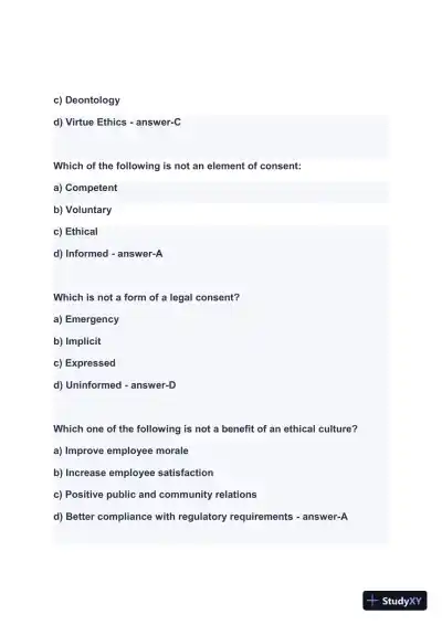 2024 FACHE Healthcare Assessment Week1 Exam With Answers (207 Solved Questions) - Page 12 preview image