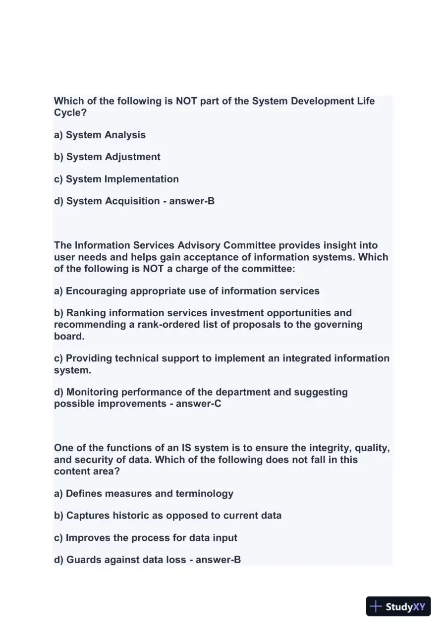 2024 FACHE Healthcare Assessment Week1 Exam With Answers (207 Solved Questions), page 5