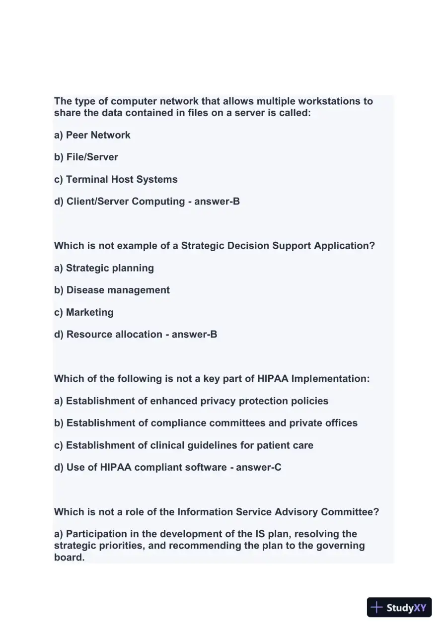 2024 FACHE Healthcare Assessment Week1 Exam With Answers (207 Solved Questions), page 7
