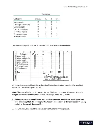 Project Management In Practice, Sixth Edition Solution Manual - Page 10 preview image