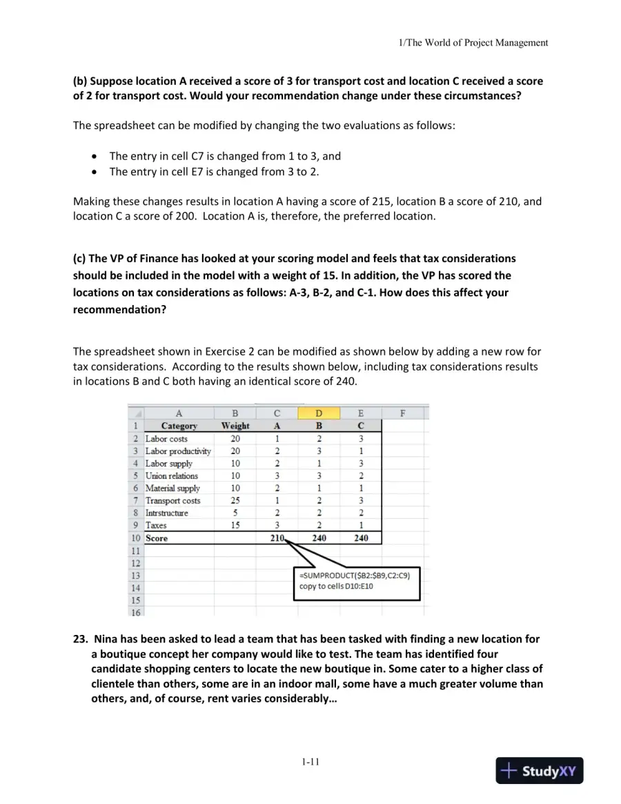 Project Management In Practice, Sixth Edition Solution Manual, page 12
