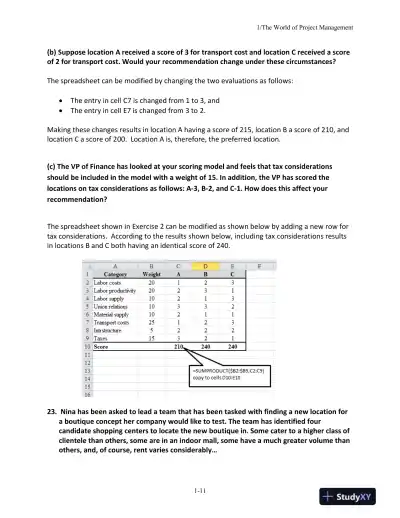 Project Management In Practice, Sixth Edition Solution Manual - Page 12 preview image