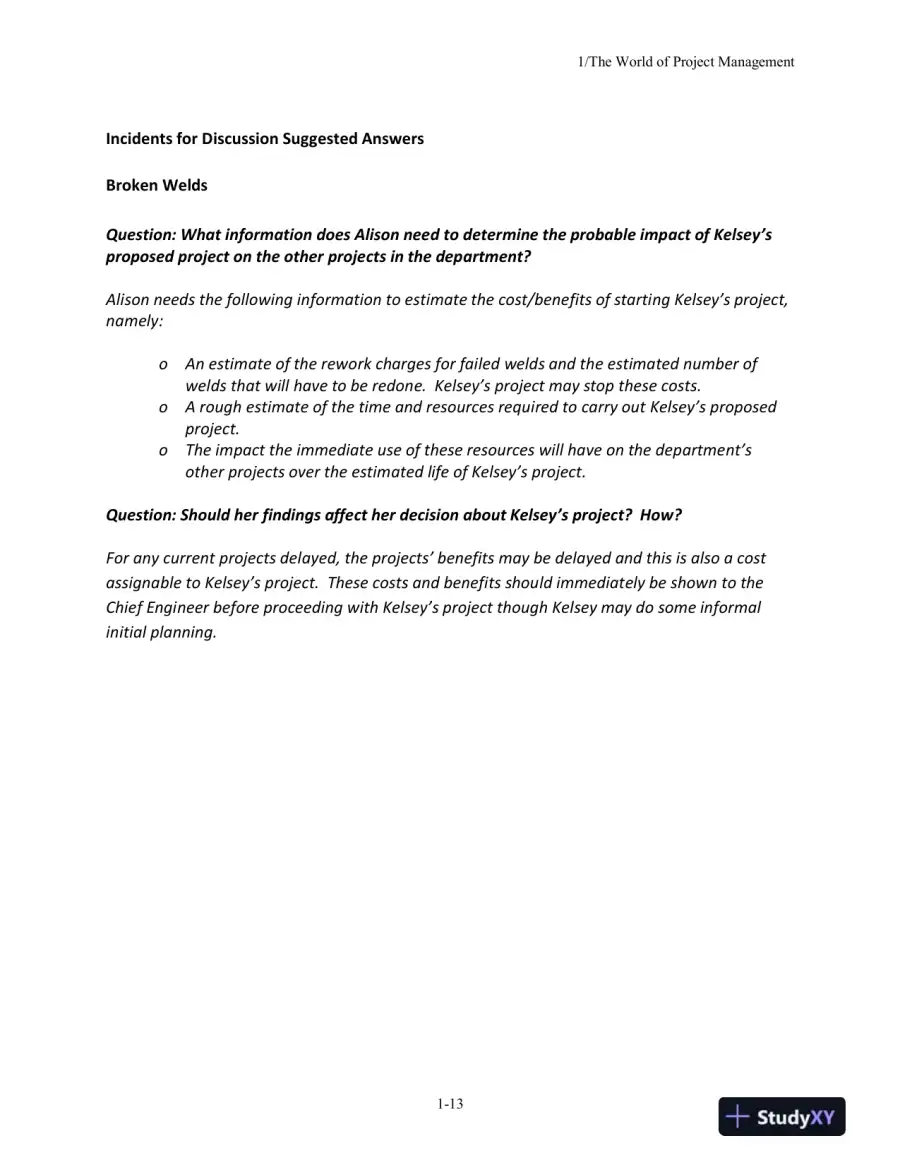 Project Management In Practice, Sixth Edition Solution Manual, page 14