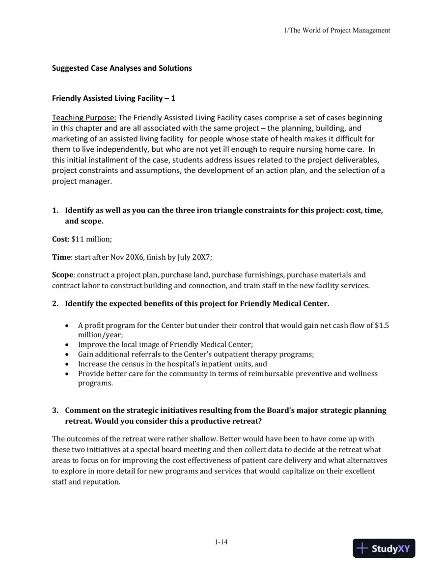 Project Management In Practice, Sixth Edition Solution Manual, page 15