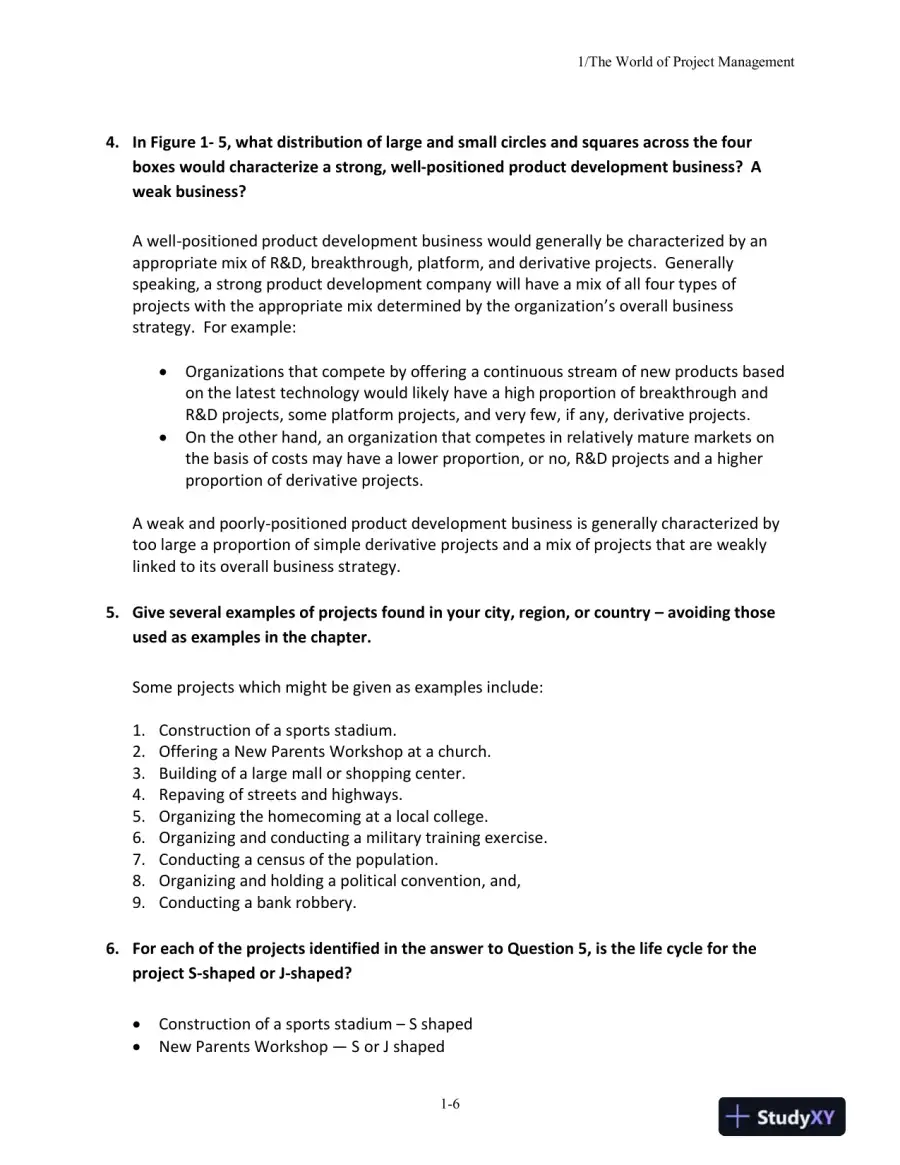 Project Management In Practice, Sixth Edition Solution Manual, page 7