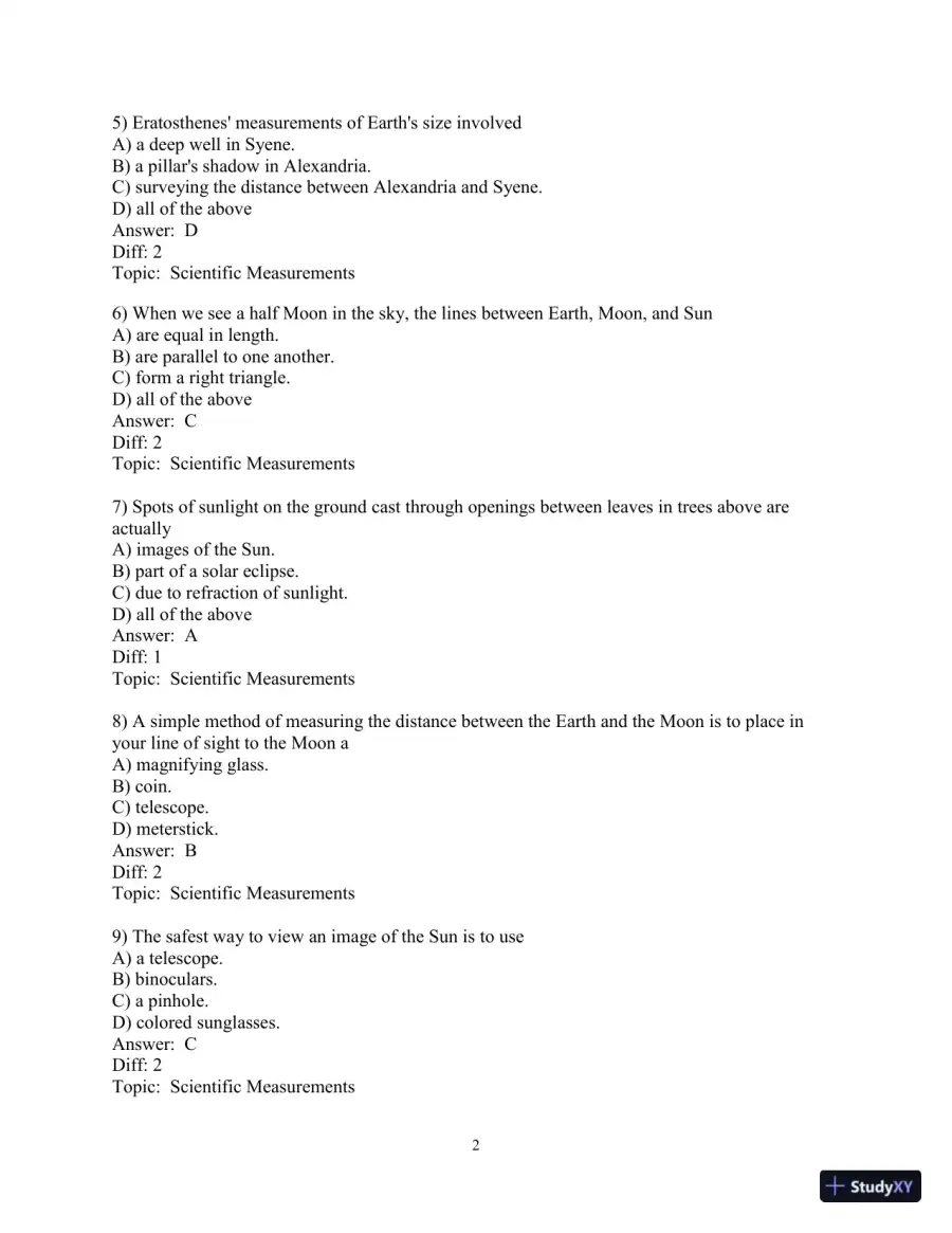 Test Bank for Conceptual Physics, 12th Edition, page 3
