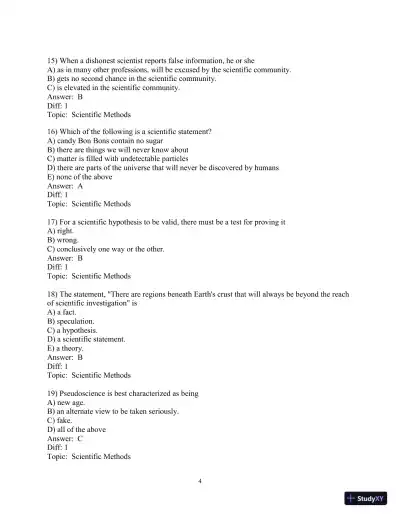 Test Bank for Conceptual Physics, 12th Edition - Page 5 preview image