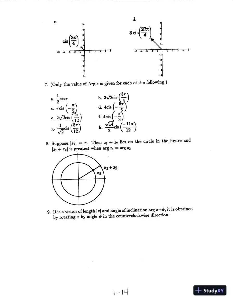 Solution Manual for Fundamentals of Complex Analysis with Applications to Engineering, Science, and Mathematics, 3rd Edition, page 16