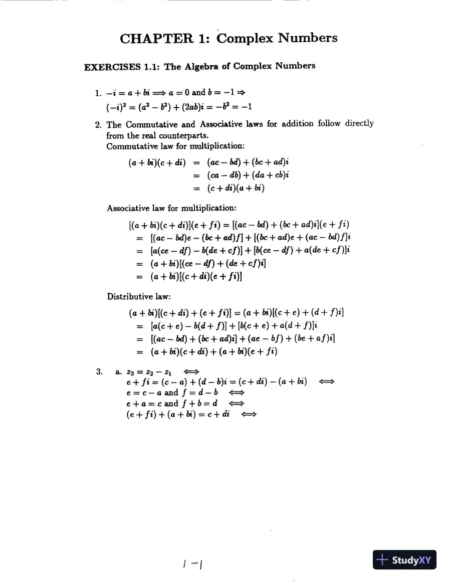 Solution Manual for Fundamentals of Complex Analysis with Applications to Engineering, Science, and Mathematics, 3rd Edition, page 3