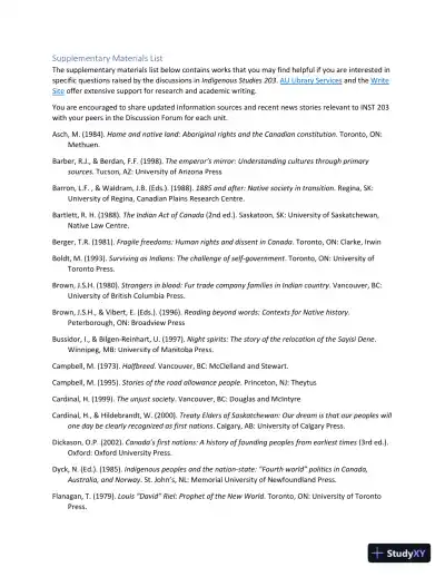 INST 203 Indigenous Studies 1 Revision C3 (1 Solved Case) - Page 8 preview image