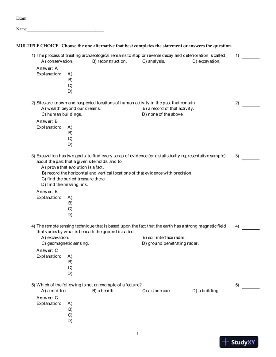 Human Evolution And Culture: Highlights Of Anthropology, 6th Edition Test Bank, page 10