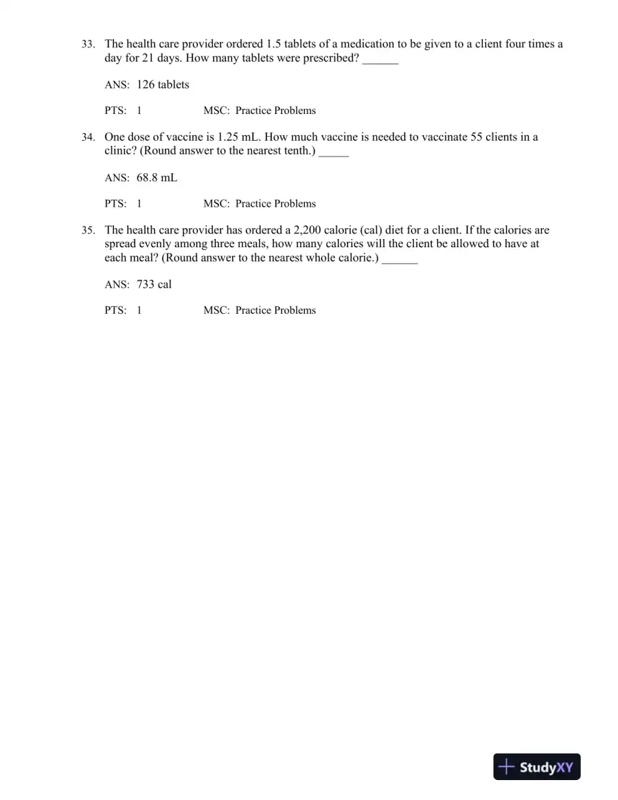 Calculate with Confidence 7th Edition Test Bank, page 16