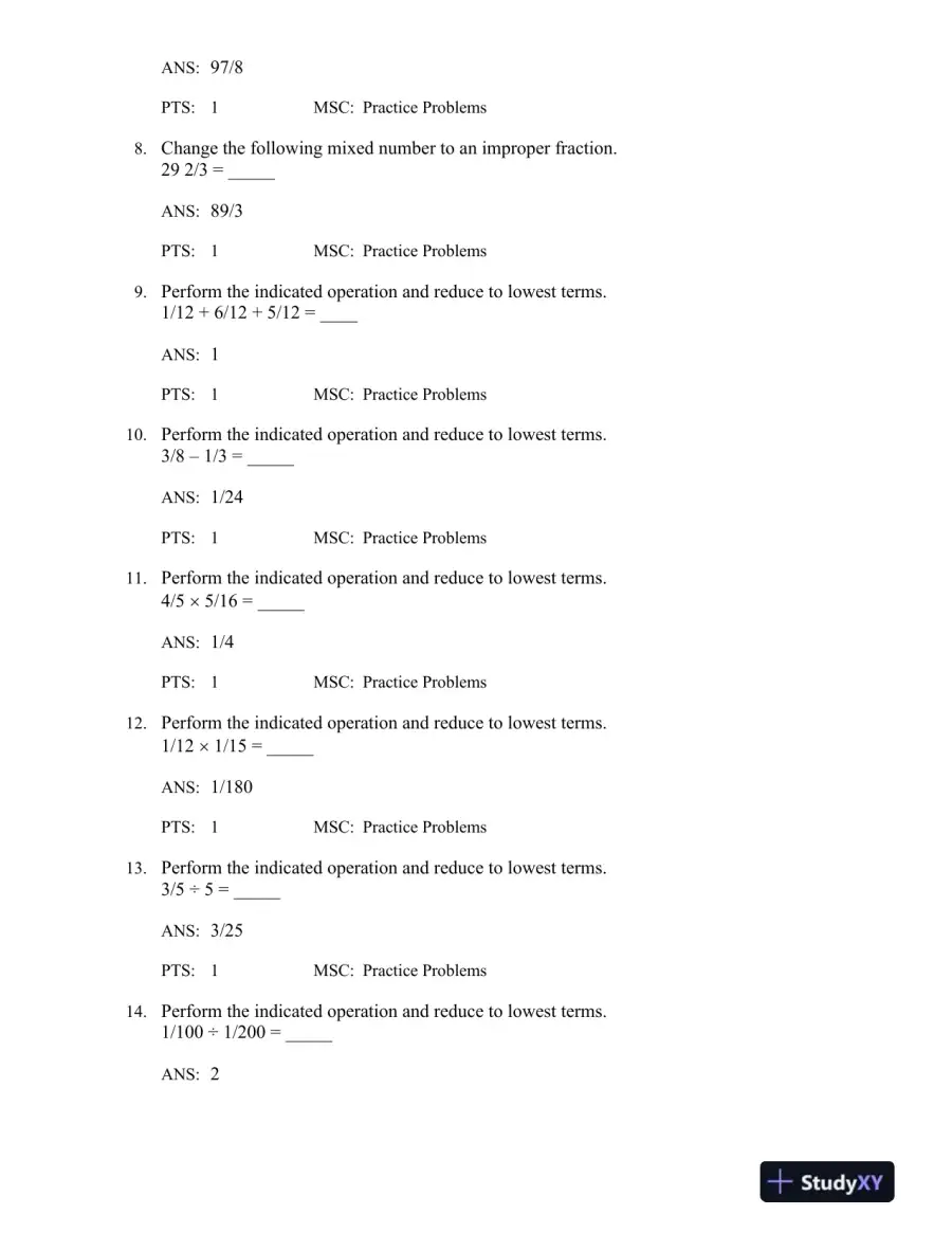 Calculate with Confidence 7th Edition Test Bank, page 6