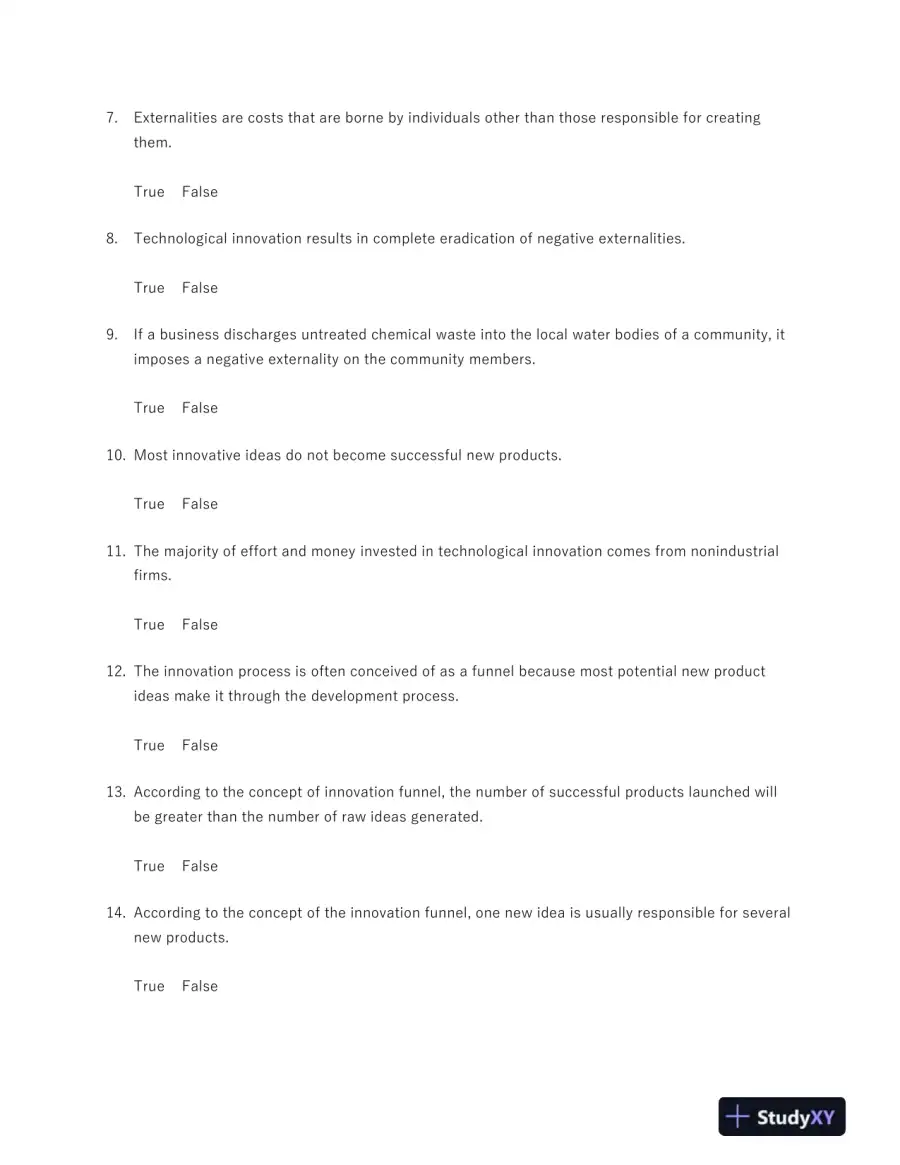 Strategic Management of Technological Innovation 5th Edition Test Bank, page 3