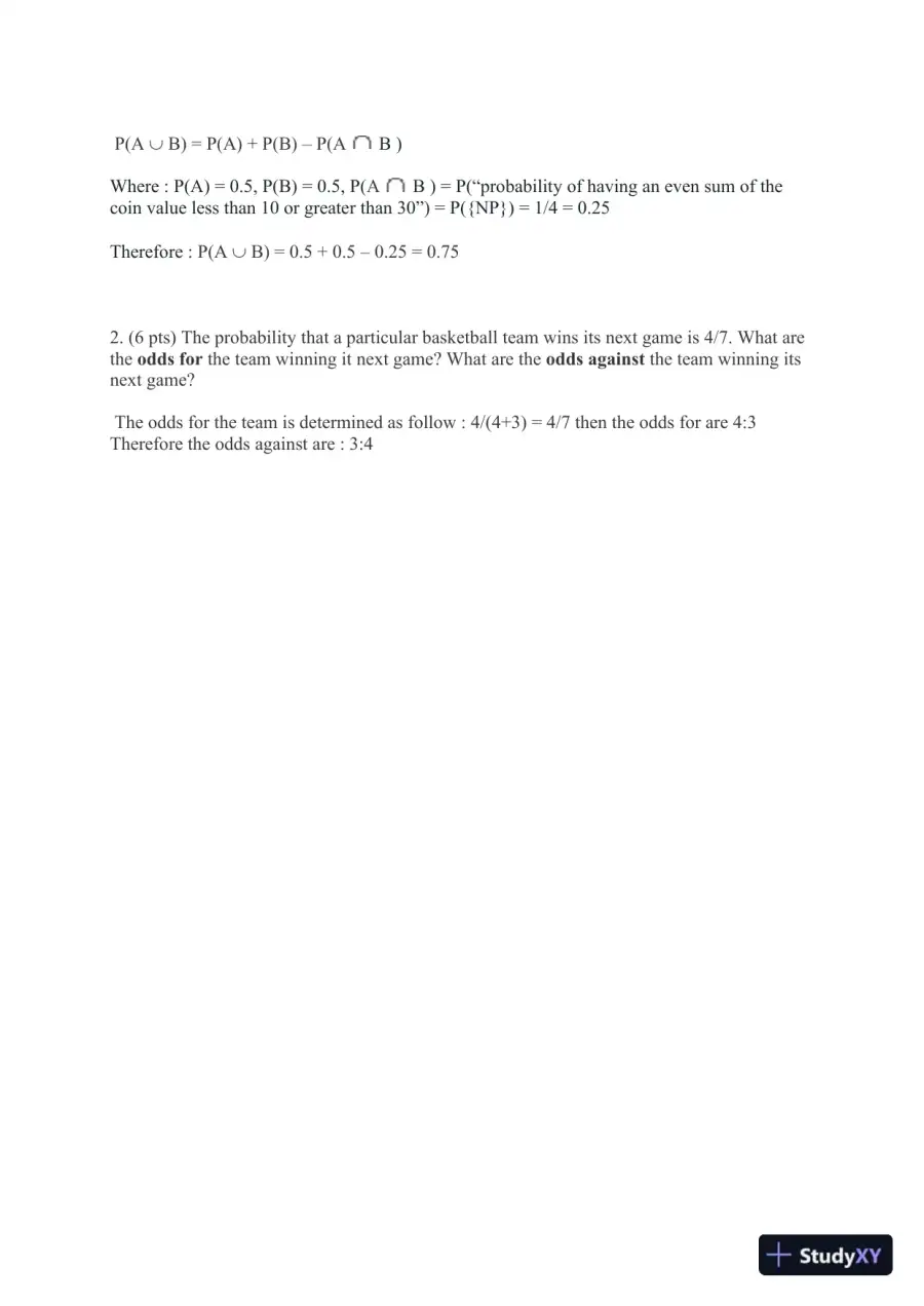 Probability And Statistics: Coin Toss, Odds, And Distributions In Real-World Scenarios, page 3