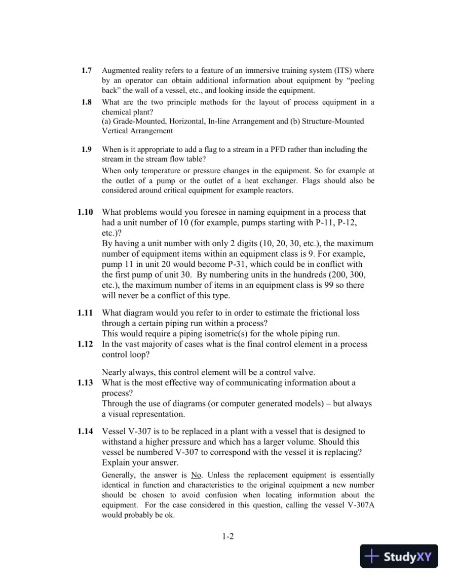 Solution Manual for Analysis, Synthesis, and Design of Chemical Processes, 5th Edition, page 4