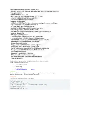 9TUT CCNA Exam 102 Questions - Page 15 preview image