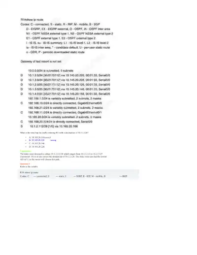 9TUT CCNA Exam 102 Questions - Page 3 preview image