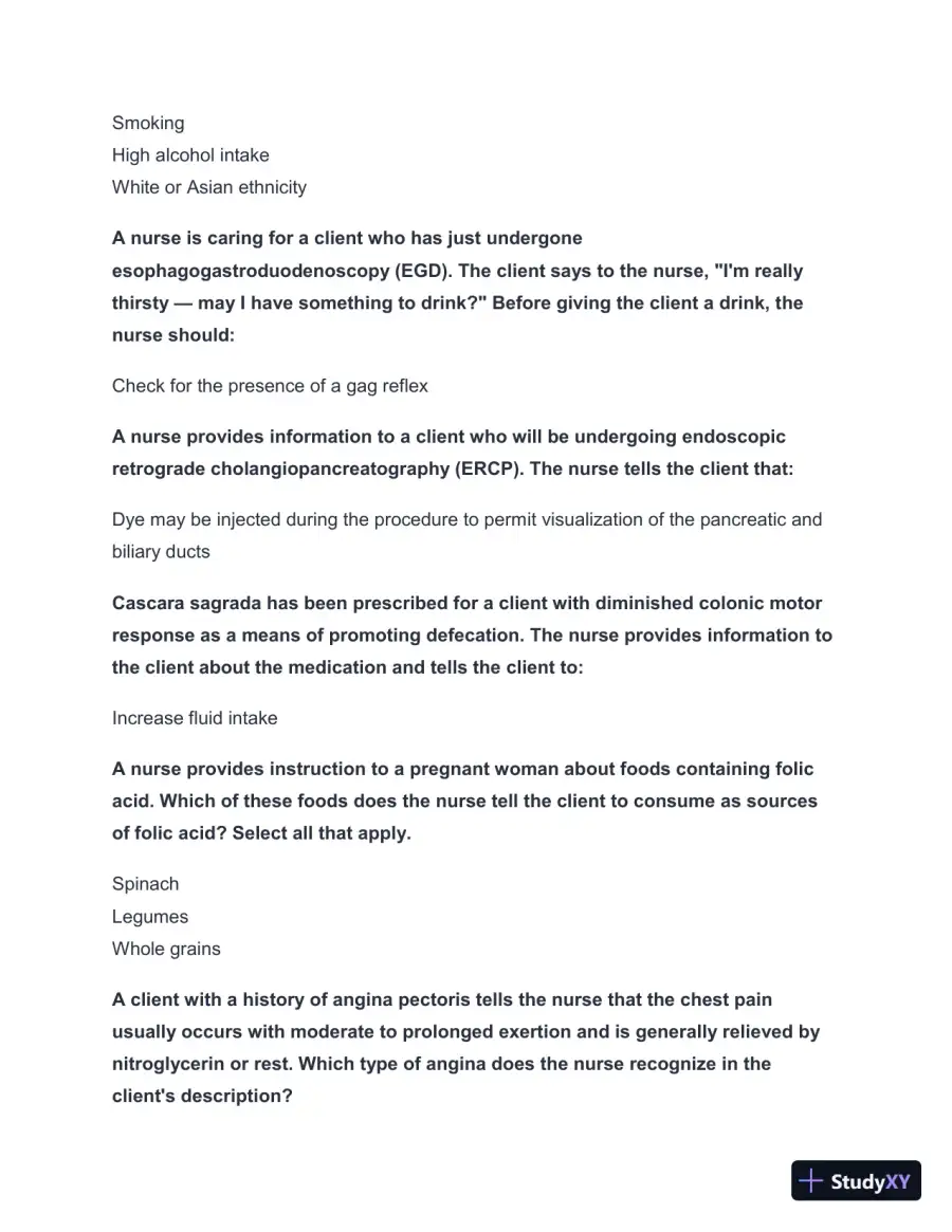 2024-2025 NCLEX Comprehensive Review Study Guide with Answers (261 Solved Questions), page 9