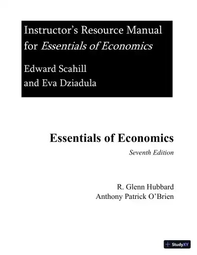 Solution Manual for Essentials of Economics, 7th Edition - Page 1 preview image