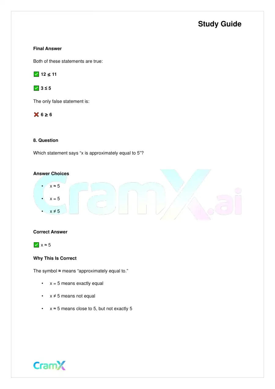 Basic Math and Pre-Algebra - Preliminaries, page 10