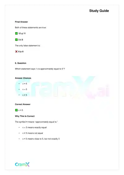 Basic Math and Pre-Algebra - Preliminaries - Page 10 preview image