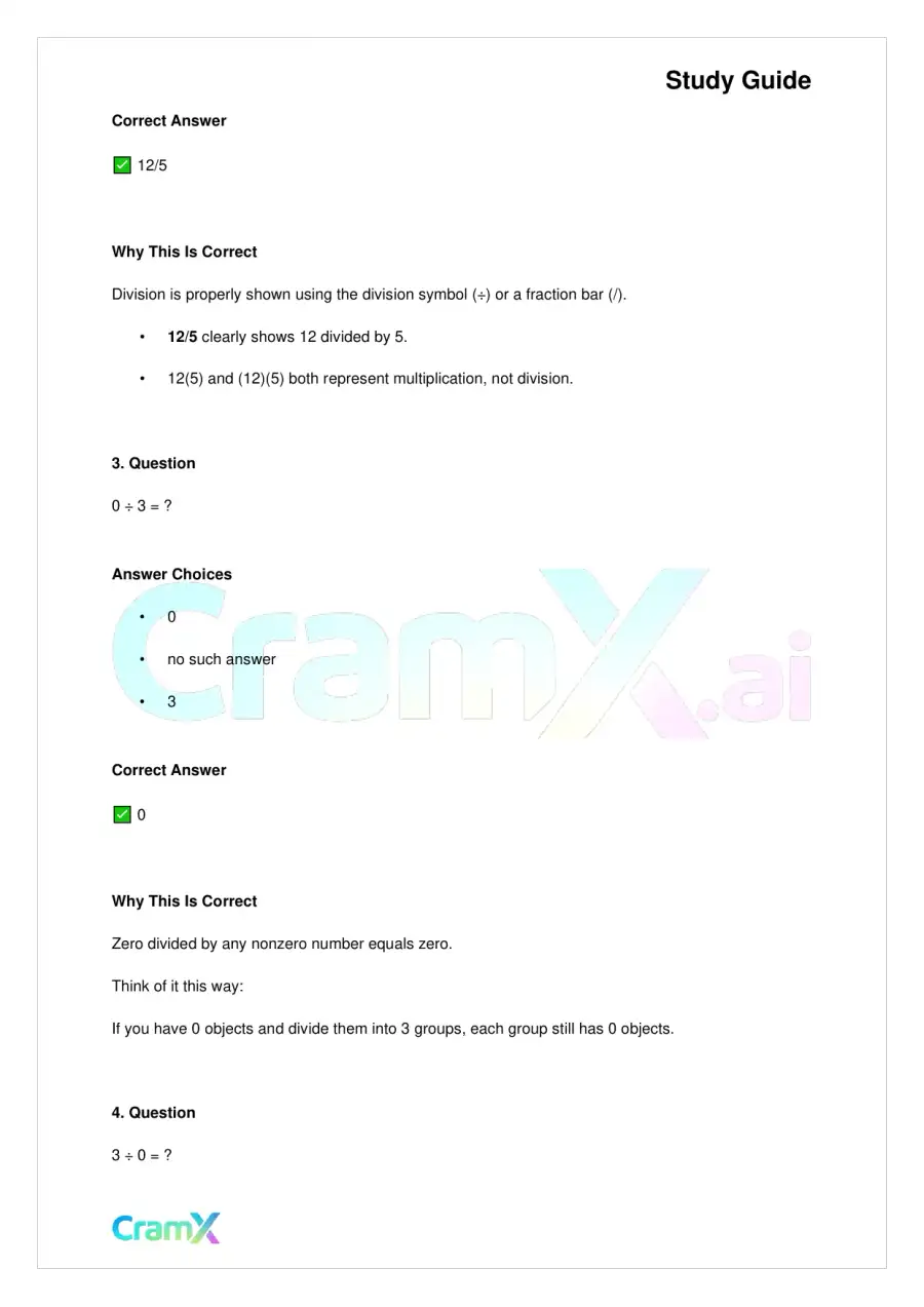Basic Math and Pre-Algebra - Preliminaries, page 6