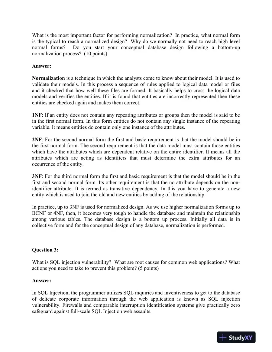 Comprehensive Database Design and Implementation: EER, Normalization, SQL Injection, Triggers, and Airline Database Schema, page 3