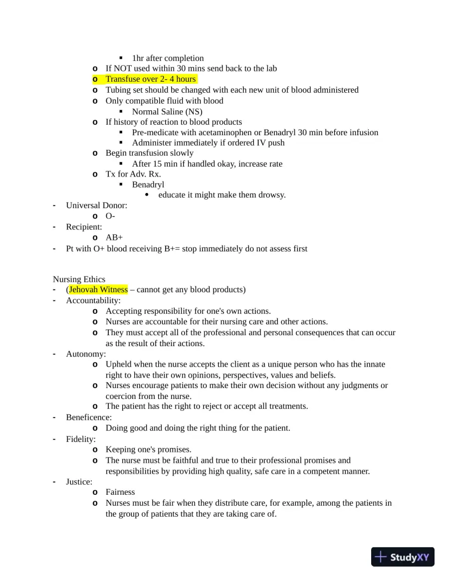 2023 NUR280 Comprehensive Review 1 Exam with Answers (561 Solved Questions), page 12
